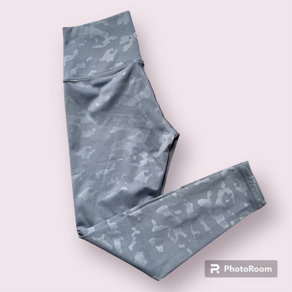 Zyia Active Battleship Gray Camo‎ Luce High Rise Leggings Athleisure 2 - Picture 1 of 9